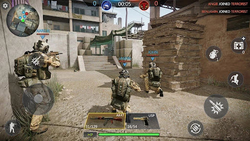 Gameplay screenshot 2 from FPS Strike Ops : Modern Arena - Adventure game